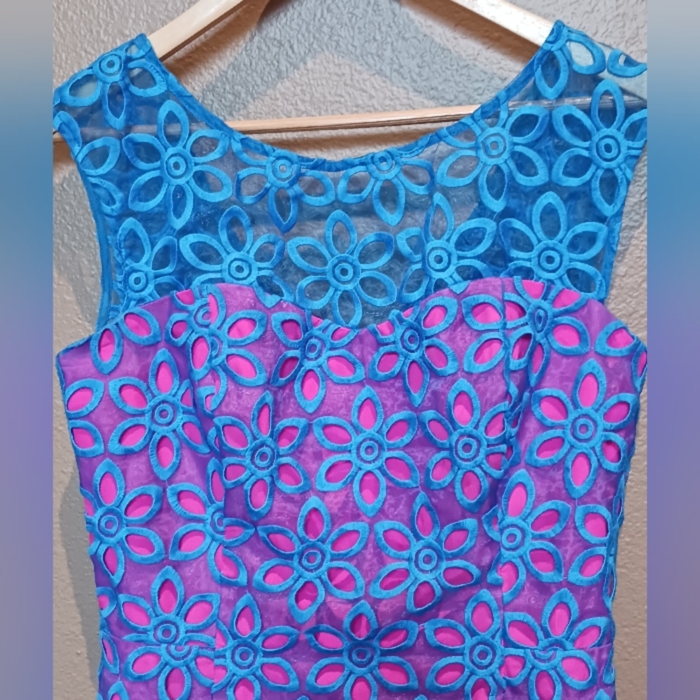 Lilly Pulitzer Lace Dress, Womens Size 4 - Picture 3 of 9